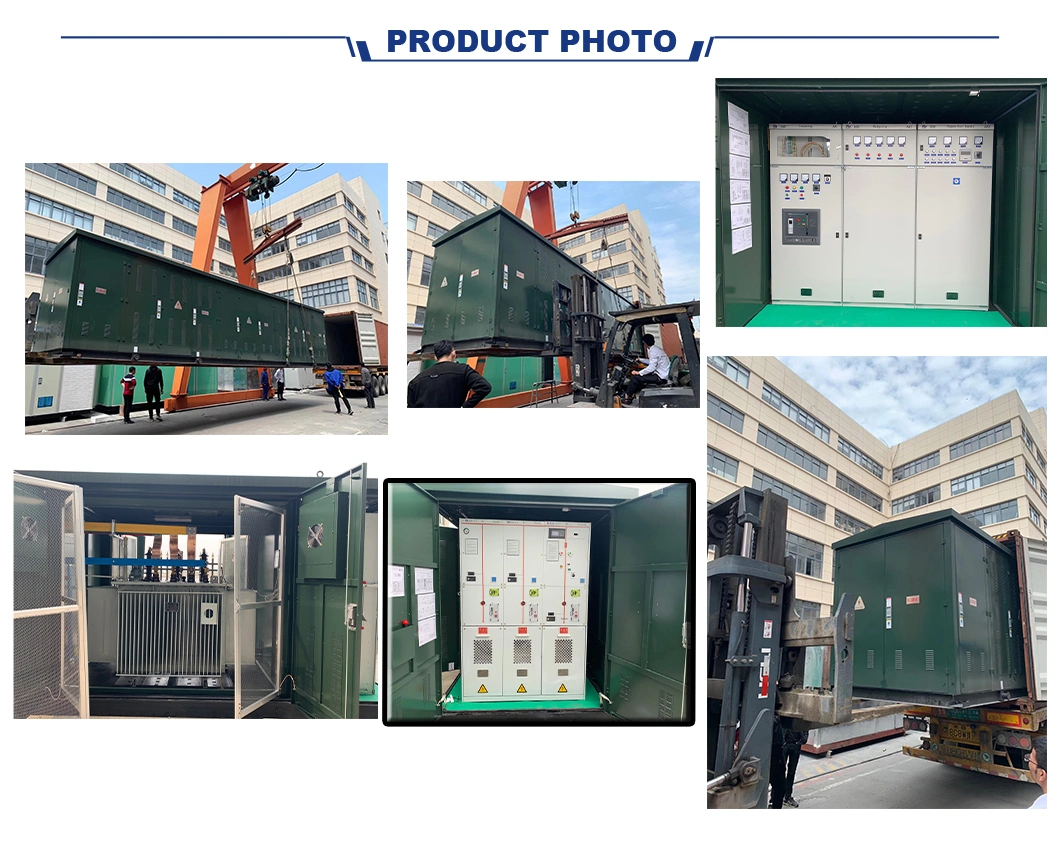 IEC Standard 15kv Zgs Type Us Style Prefabricated Compact Substation Combined with Distribution Transformer