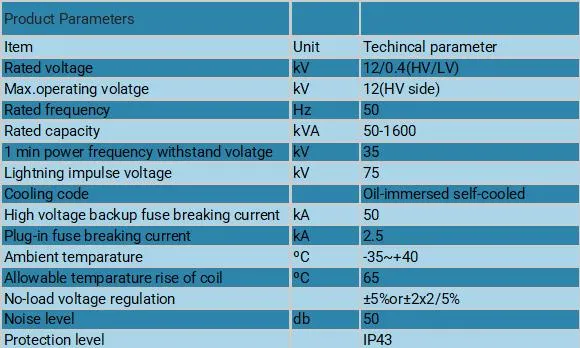 Yb12/0.4 European Type 12kv Intelligent Box Type Compact Transformer Outdoor Prefabricated Substation