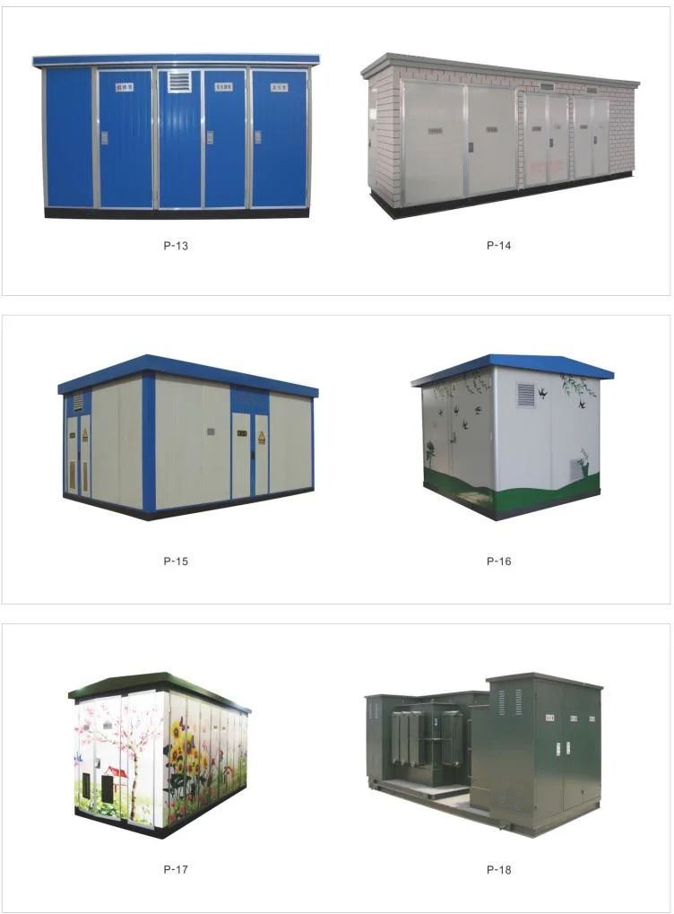 Yb12/0.4 European Type 12kv Intelligent Box Type Compact Transformer Outdoor Prefabricated Substation